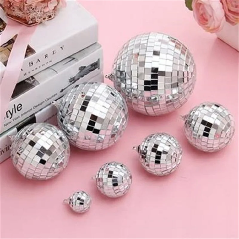 Bar Decorative Pendant Mirror Ball Reflective Light Creative Home Party Decoration Christmas Tree Glitter Ball Holiday Props
Bar Decorative Pendant Mirror Ball Reflective Light Creative Home Party Decoration Christmas Tree Glitter Ball Holiday Props