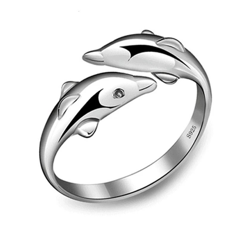 Fashion Women Double Dolphin Opening Adjustable Ring Wedding Fine Jewelry Gifts TY66
Fashion Women Double Dolphin Opening Adjustable Ring Wedding Fine Jewelry Gifts TY66