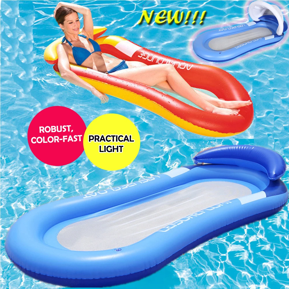 Summer Water Hammock Swimming Pool Beach Water Hammock In Air Mattress Lounger Foldable Inflatable Air Floating Sleeping Cushion
Summer Water Hammock Swimming Pool Beach Water Hammock In Air Mattress Lounger Foldable Inflatable Air Floating Sleeping Cushion