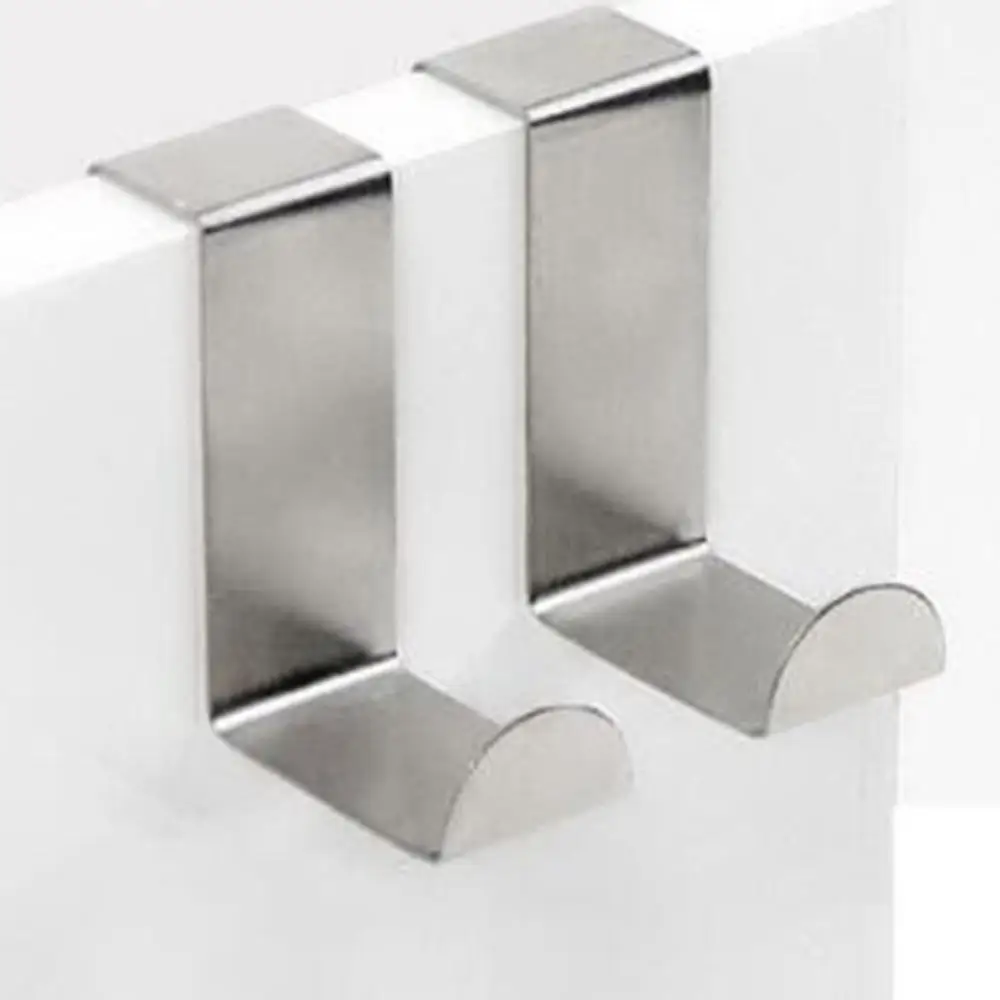 Wholesale 2PCS Door Hook Hook Up Stainless Cabinet Clothes Hanger Kitchen Organizer Storage Organizer Rack Holder Tools
Wholesale 2PCS Door Hook Hook Up Stainless Cabinet Clothes Hanger Kitchen Organizer Storage Organizer Rack Holder Tools