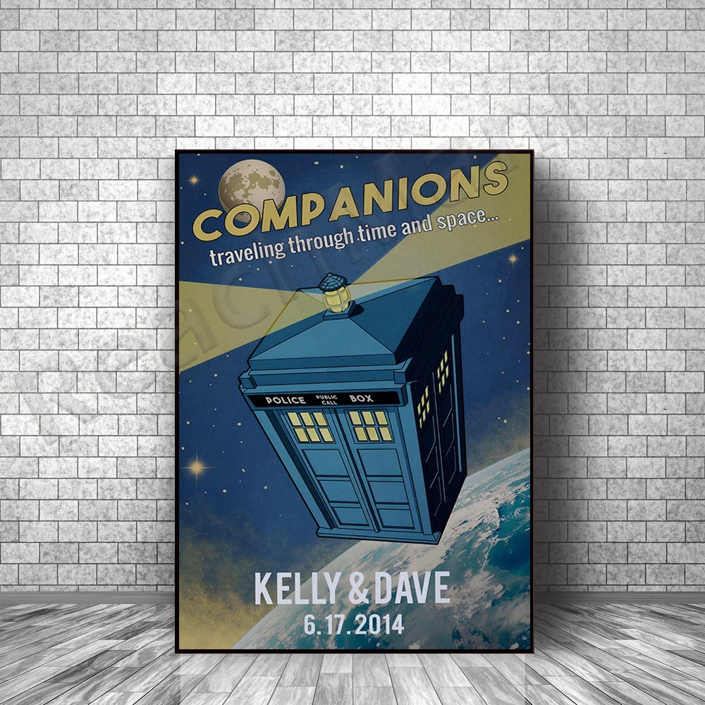 Companion posters that travel through time and space-travel wall decorations, quote canvas prints, office decoration gifts for f
Companion posters that travel through time and space-travel wall decorations, quote canvas prints, office decoration gifts for f