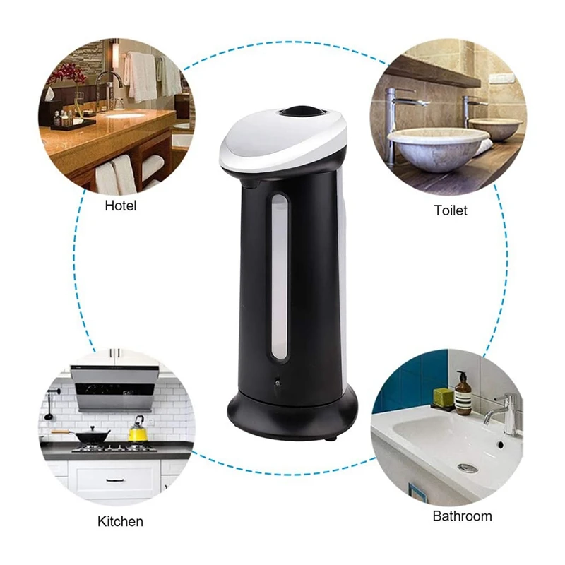 400Ml Automatic Sensor Soap Dispenser, Contact-Free Smart Sensor Soap Dispenser, Placement Type Soap Dispenser
400Ml Automatic Sensor Soap Dispenser, Contact-Free Smart Sensor Soap Dispenser, Placement Type Soap Dispenser