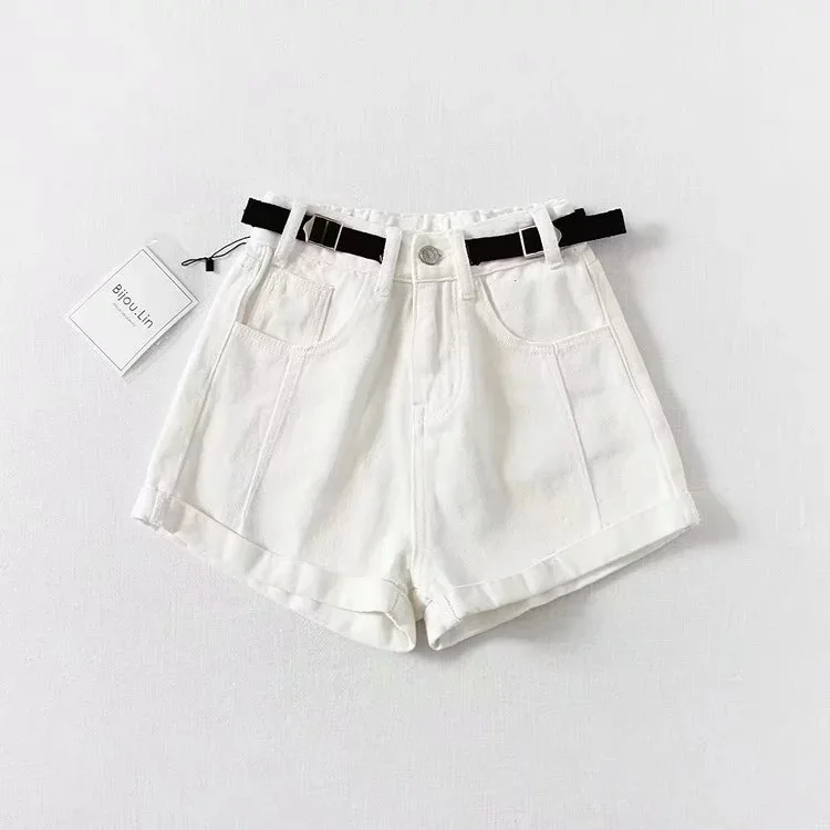 TVVOVVIN Korean Simple Denim Shorts Women's Casual Summer Vintage High Waist Spliced Flanging Loose Slim Jeans H6ag
TVVOVVIN Korean Simple Denim Shorts Women's Casual Summer Vintage High Waist Spliced Flanging Loose Slim Jeans H6ag