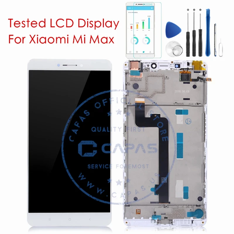 ЖК дисплей с дигитайзером для Xiaomi Mi Max сенсорный экран в сборе рамка сенсорная