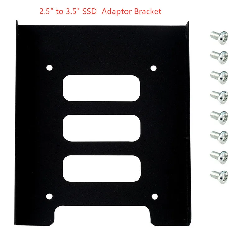 New 2.5" To 3.5" Internal SSD Hard Drive Bay Dock PC Converter Bracket Adapter Kit Converter Adapter Tray With Screws Dropship
New 2.5" To 3.5" Internal SSD Hard Drive Bay Dock PC Converter Bracket Adapter Kit Converter Adapter Tray With Screws Dropship