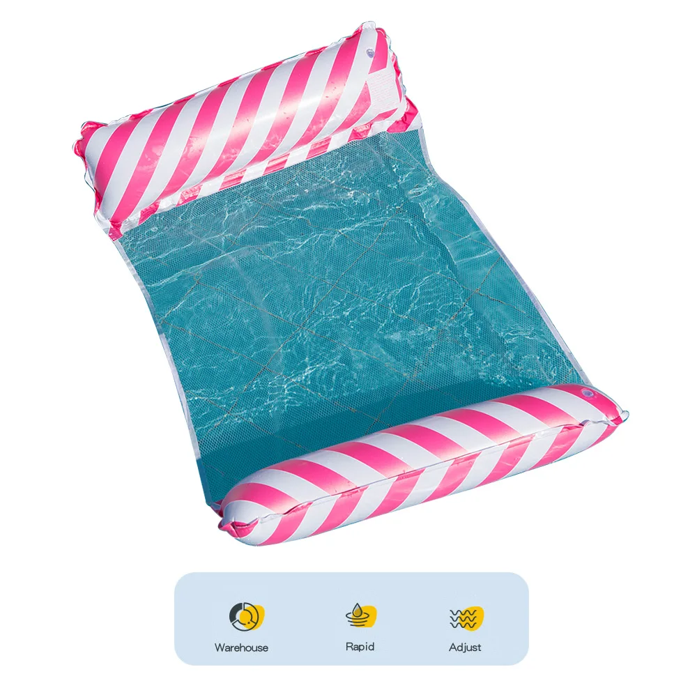 Water Hammock Pool Float for Adults/children Striped Inflatable Pool Hammock Mesh Mat Swimming Pool Lounger Recliner
Water Hammock Pool Float for Adults/children Striped Inflatable Pool Hammock Mesh Mat Swimming Pool Lounger Recliner