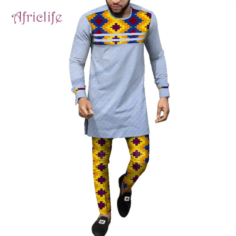 African Clothes for Men Shirt & Pant Suit 2021 Party Fashion Patchwork Spring Fall Ropa Hombre WYN1052
African Clothes for Men Shirt & Pant Suit 2021 Party Fashion Patchwork Spring Fall Ropa Hombre WYN1052