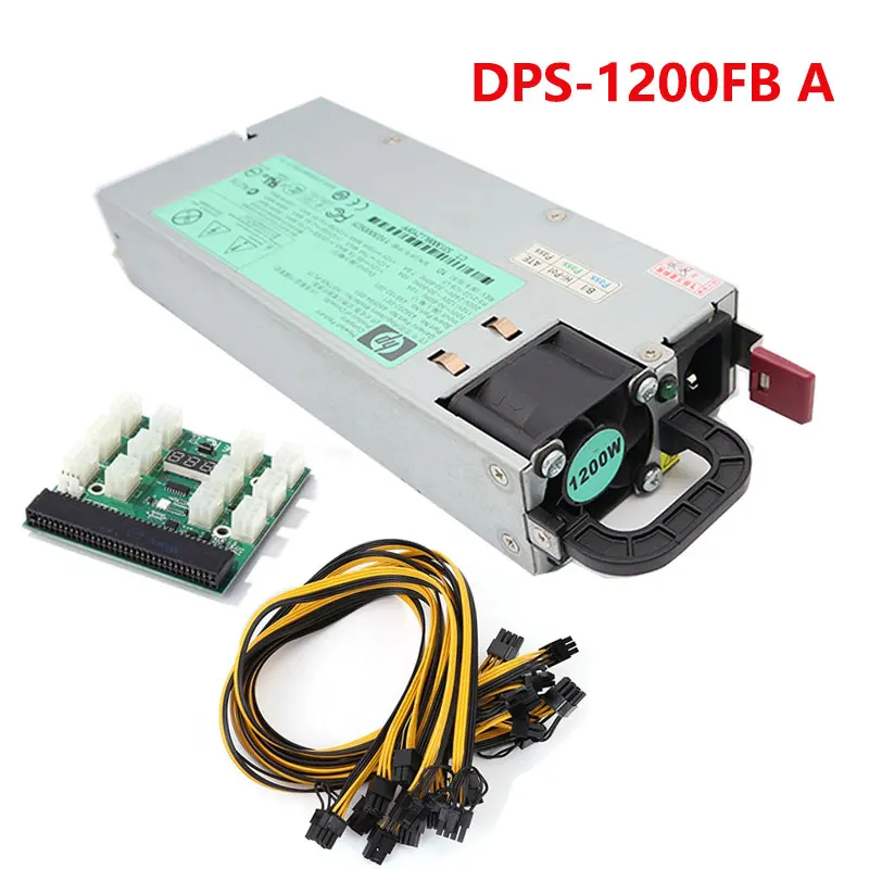 1200W PSU Power Supply for HP DL580G6 G7 498152-001 490594-001 438203-001+ Breakout Board +12pcs 6Pin to 6+2Pin Power Cable 50cm
1200W PSU Power Supply for HP DL580G6 G7 498152-001 490594-001 438203-001+ Breakout Board +12pcs 6Pin to 6+2Pin Power Cable 50cm