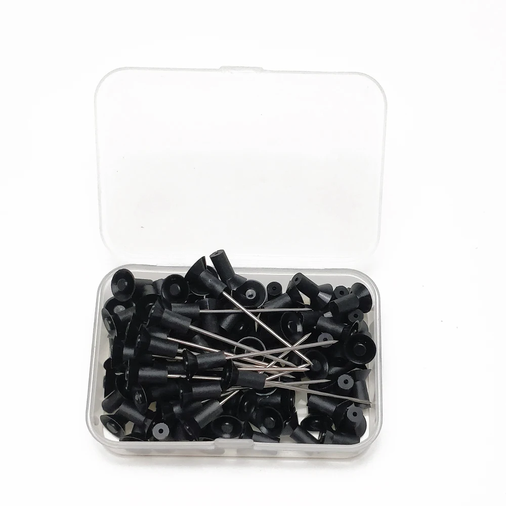 100 PCS Black Cap Blowgun Fuel Wire Darts for .40" blowgun
