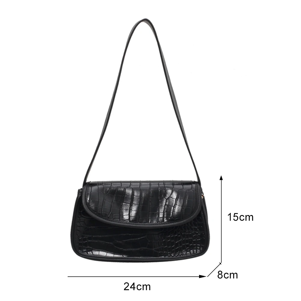 Fashion Alligator Pattern Totes Women PU Leather Solid Underarm Purse Bag Casual Street Female Handbag Commuter Totes
Fashion Alligator Pattern Totes Women PU Leather Solid Underarm Purse Bag Casual Street Female Handbag Commuter Totes