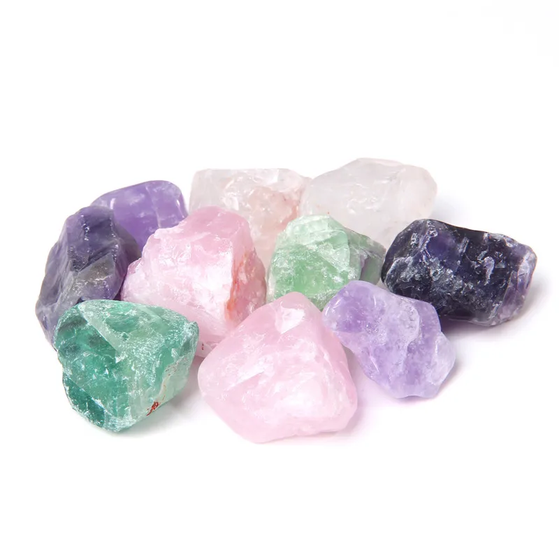 50 G Natural Raw Rough Stone Decoration Amethyst Fluorite Pink Quartz Beads For DIY Making Jewelry Meditation Home Decoration 
50 G Natural Raw Rough Stone Decoration Amethyst Fluorite Pink Quartz Beads For DIY Making Jewelry Meditation Home Decoration