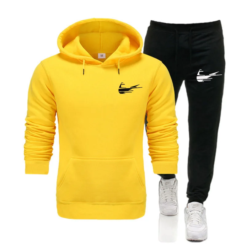 Mens Sweatshirt Long Sleeve Autumn Spring Hip Hop Sweatshirt Hoodie Tracksuit Sportswear Two Piece Set Casual 
Mens Sweatshirt Long Sleeve Autumn Spring Hip Hop Sweatshirt Hoodie Tracksuit Sportswear Two Piece Set Casual