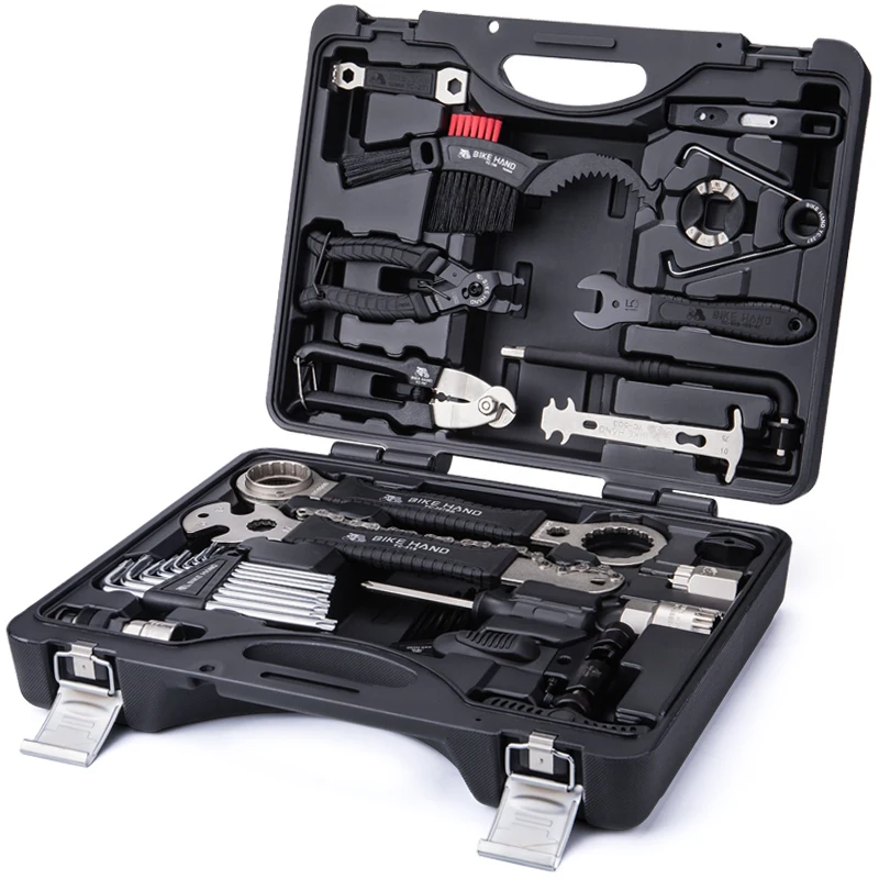 20 IN 1 Bicycle Repair Tools Kit Wrench Chain Remover Thread Cutter Chain Washer Tire Prying Rod Bike Maintenance Repair Set
20 IN 1 Bicycle Repair Tools Kit Wrench Chain Remover Thread Cutter Chain Washer Tire Prying Rod Bike Maintenance Repair Set