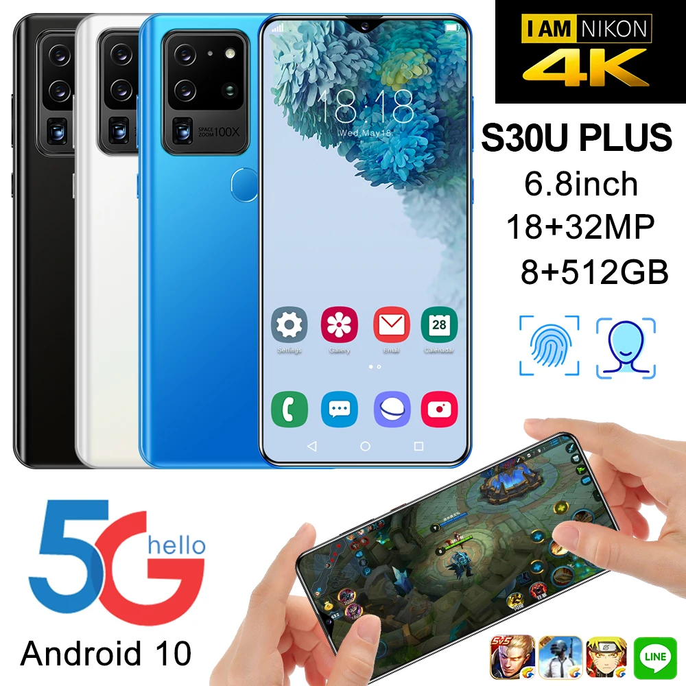 Новинка S30U Plus телефон разблокированный телефон 4800 мАч смартфон 12 Гб + 512 Гб 6,8 Android 10,0 мобильные телефоны
Новинка S30U Plus телефон разблокированный телефон 4800 мАч смартфон 12 Гб + 512 Гб 6,8 Android 10,0 мобильные телефоны
