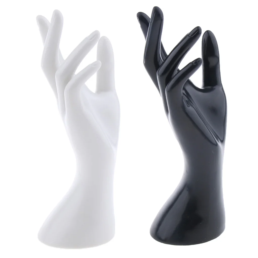 Black & White Female Mannequin Hand Jewelry Bracelet Ring Watch Display Model Stand Holder Rack, Anti-discoloration
Black & White Female Mannequin Hand Jewelry Bracelet Ring Watch Display Model Stand Holder Rack, Anti-discoloration