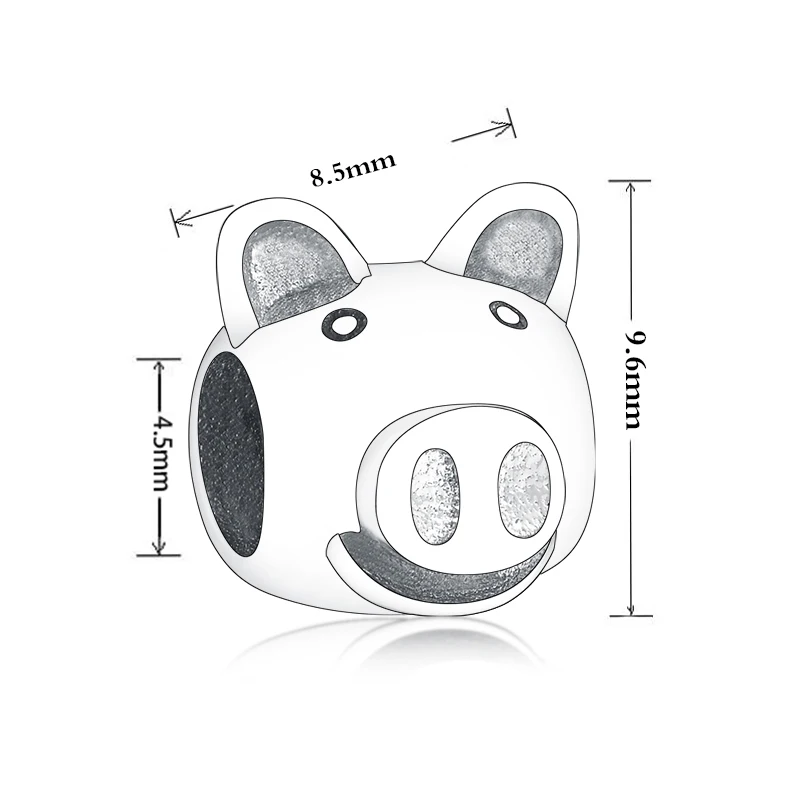 925 Sterling Silver Animal Beads Stunning Cute Pig Charms Fit Original Pandora Charms Bracelet Bracelet Jewelry Making berloque
925 Sterling Silver Animal Beads Stunning Cute Pig Charms Fit Original Pandora Charms Bracelet Bracelet Jewelry Making berloque