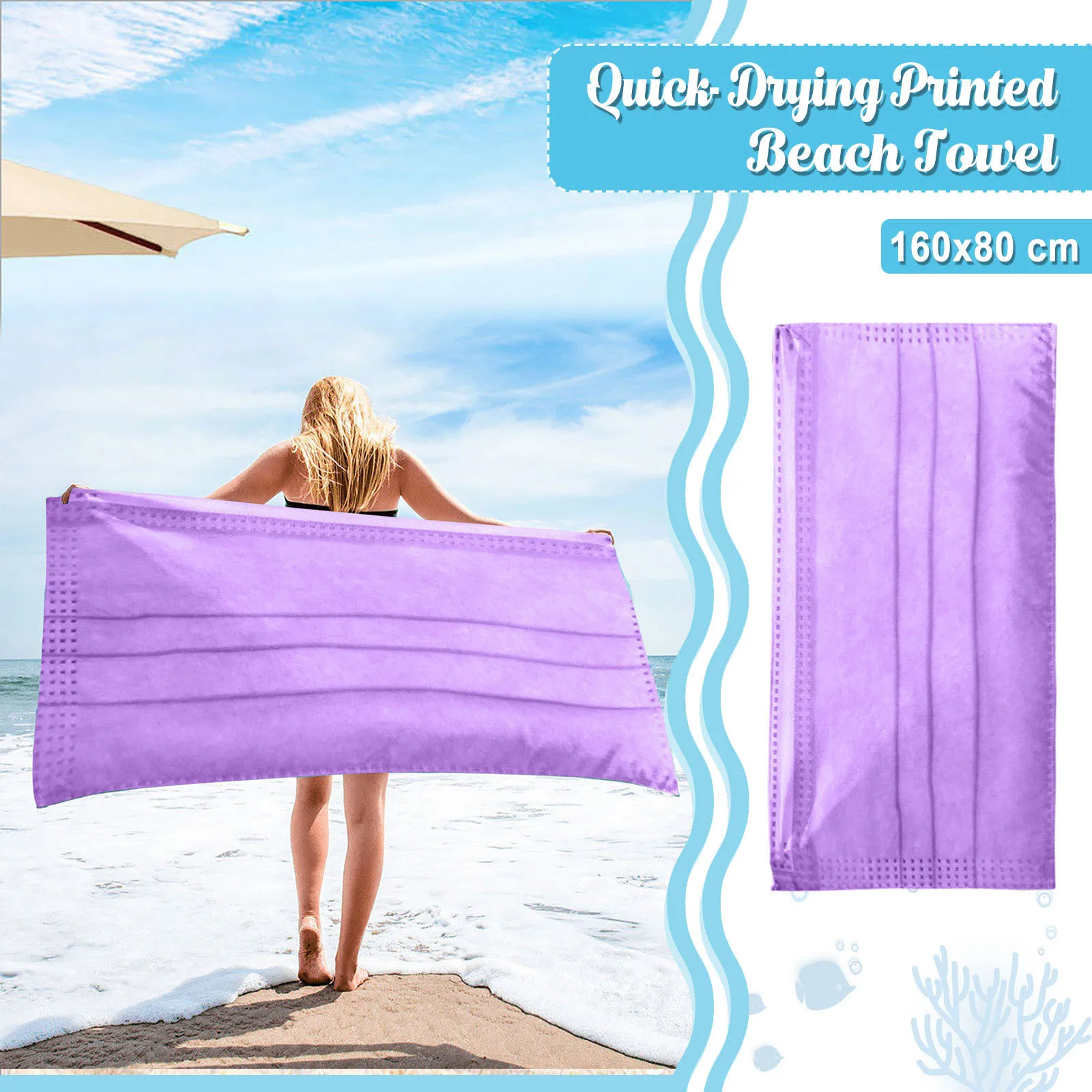 Beach Mat Magic Beach Towel Blanket Portable Sandproof Towel Travel Summer Mat Waterproof Outdoor Beach Towel Beach Supplies
Beach Mat Magic Beach Towel Blanket Portable Sandproof Towel Travel Summer Mat Waterproof Outdoor Beach Towel Beach Supplies