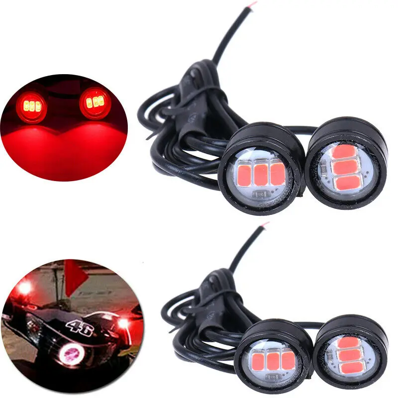 4PCS Red White Ice Blue Eagle Eye Flash LED Fog DRL Daytime Running Light Car Motorcycle Universal
4PCS Red White Ice Blue Eagle Eye Flash LED Fog DRL Daytime Running Light Car Motorcycle Universal