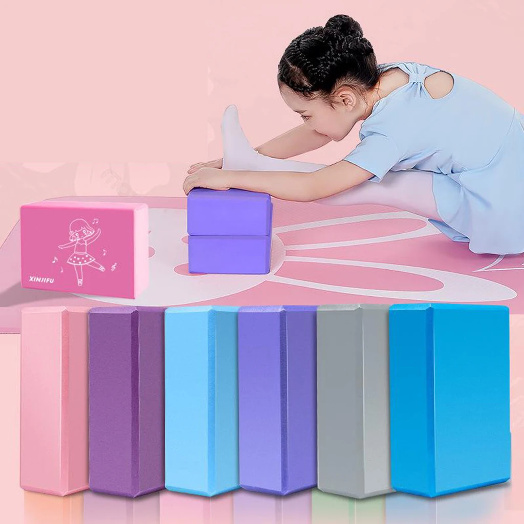 1pc Yoga Block Pilates Stretching Foam Brick Sports Training Home Workout Props 
1pc Yoga Block Pilates Stretching Foam Brick Sports Training Home Workout Props