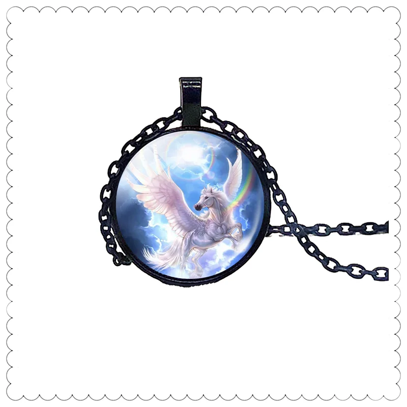 Auspicious unicorn series pattern jewelry pendant necklace round pendant classic fashion men and women necklace
Auspicious unicorn series pattern jewelry pendant necklace round pendant classic fashion men and women necklace