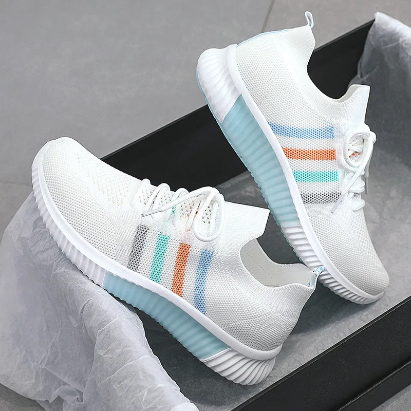 Women Shoes 2021 Summer Casual Fly Weave Breathable Sneakers Women Platform Flats Shoes Women Comfort Lace Up Running Shoes
Women Shoes 2021 Summer Casual Fly Weave Breathable Sneakers Women Platform Flats Shoes Women Comfort Lace Up Running Shoes