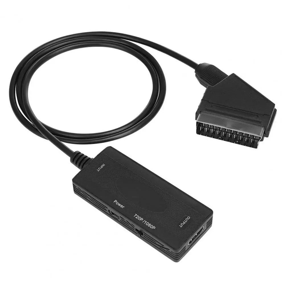 Практичный преобразователь видео HD-совместимый с 1080P ABS DC- 5V SCART К HDMI-совместимый Трансвертер для умных устройств
Практичный преобразователь видео HD-совместимый с 1080P ABS DC- 5V SCART К HDMI-совместимый Трансвертер для умных устройств