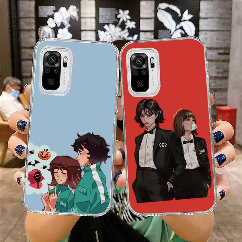 Squid Game 456 horror tv series Phone Case for xiaomi 11 redmi note 10 9 8 7 pro lite T A 10T 9A S 8T pro 4G transparent coque
Squid Game 456 horror tv series Phone Case for xiaomi 11 redmi note 10 9 8 7 pro lite T A 10T 9A S 8T pro 4G transparent coque