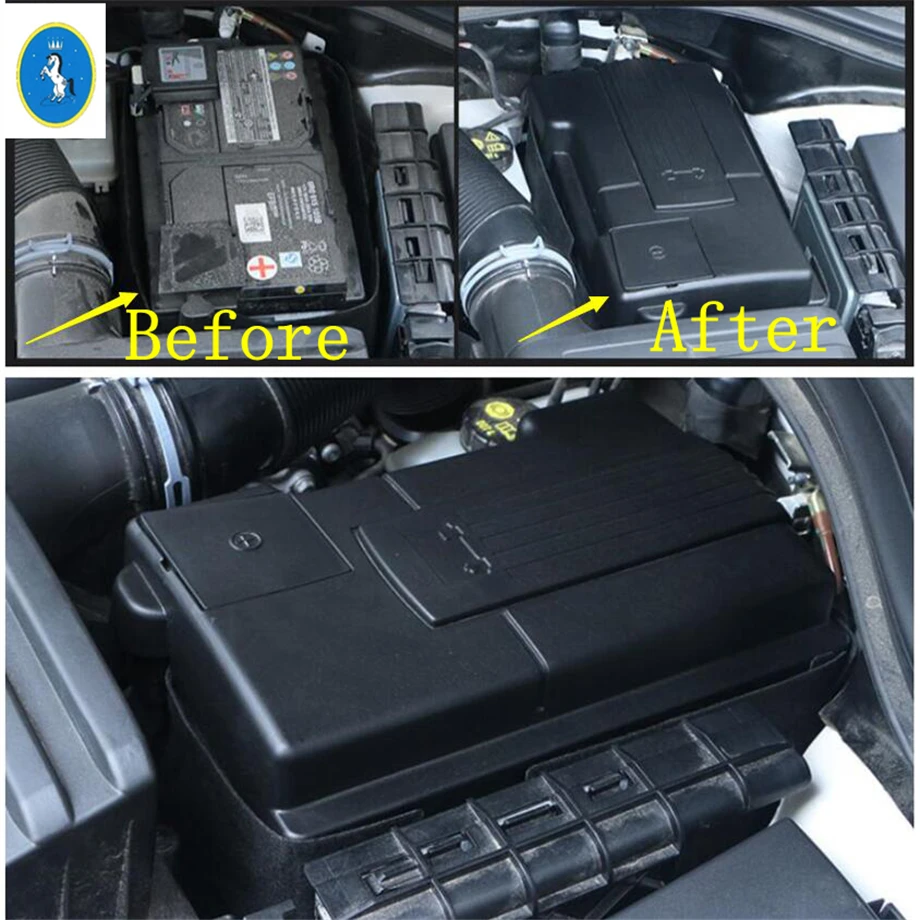 Yimaautotrims Engine Battery Positive Negative Electrode Waterproof Dustproof Cover Kit Fit For Volkswagen Passat B8 2016 - 2019
Yimaautotrims Engine Battery Positive Negative Electrode Waterproof Dustproof Cover Kit Fit For Volkswagen Passat B8 2016 - 2019