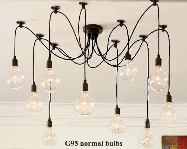 Loft Vintage Eletrical Wire Pendant Lights With 6/8/10/12/14 arms,E27 Pendant Lamps For Home/Living Room Decoration Lighting
Loft Vintage Eletrical Wire Pendant Lights With 6/8/10/12/14 arms,E27 Pendant Lamps For Home/Living Room Decoration Lighting