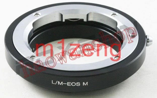 

LM-EOSM Adapter Ring for leica M LM ZM VM mount Lens to canon EF-M EOSM Mirrorless camera eosm/m1/m2/m3/m5/m6/m10/m50/m100