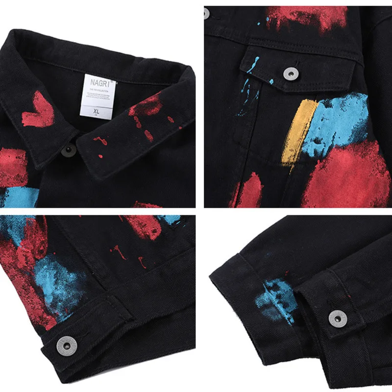 IEFB Tide Men's Clothes 2021 spring New Jacket Male Fashion High Street Irregular Print Hit Color Loose Coat Casual Denim 9Y214
IEFB Tide Men's Clothes 2021 spring New Jacket Male Fashion High Street Irregular Print Hit Color Loose Coat Casual Denim 9Y214