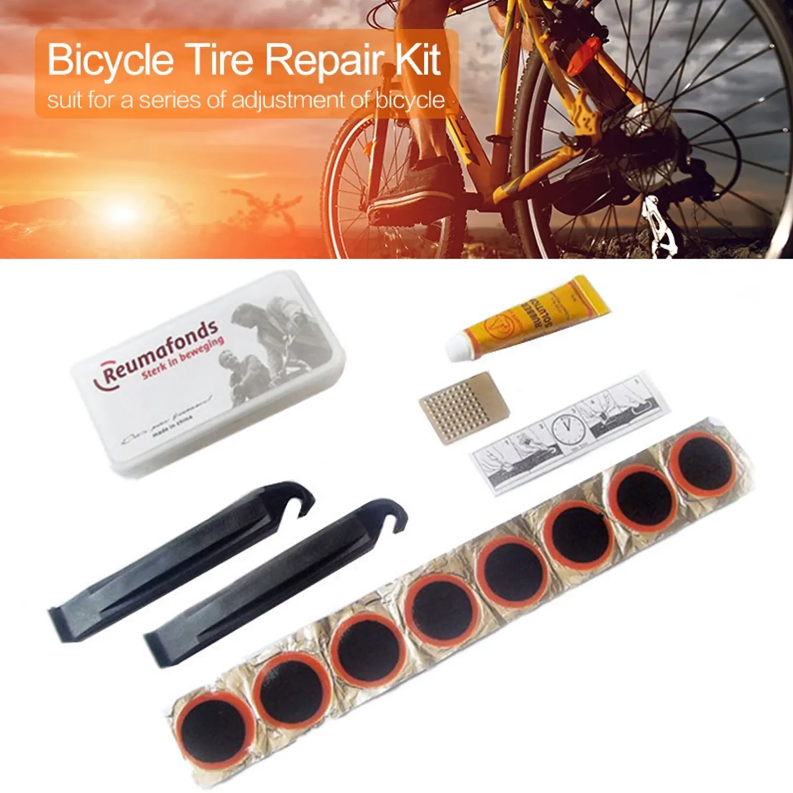 Bicycle Repair Tool Set Bike Tire Repair Kit Bike Bicycle Flat Tire Repair Kit Tool Set Patch Rubber Portable Fetal Tools
Bicycle Repair Tool Set Bike Tire Repair Kit Bike Bicycle Flat Tire Repair Kit Tool Set Patch Rubber Portable Fetal Tools
