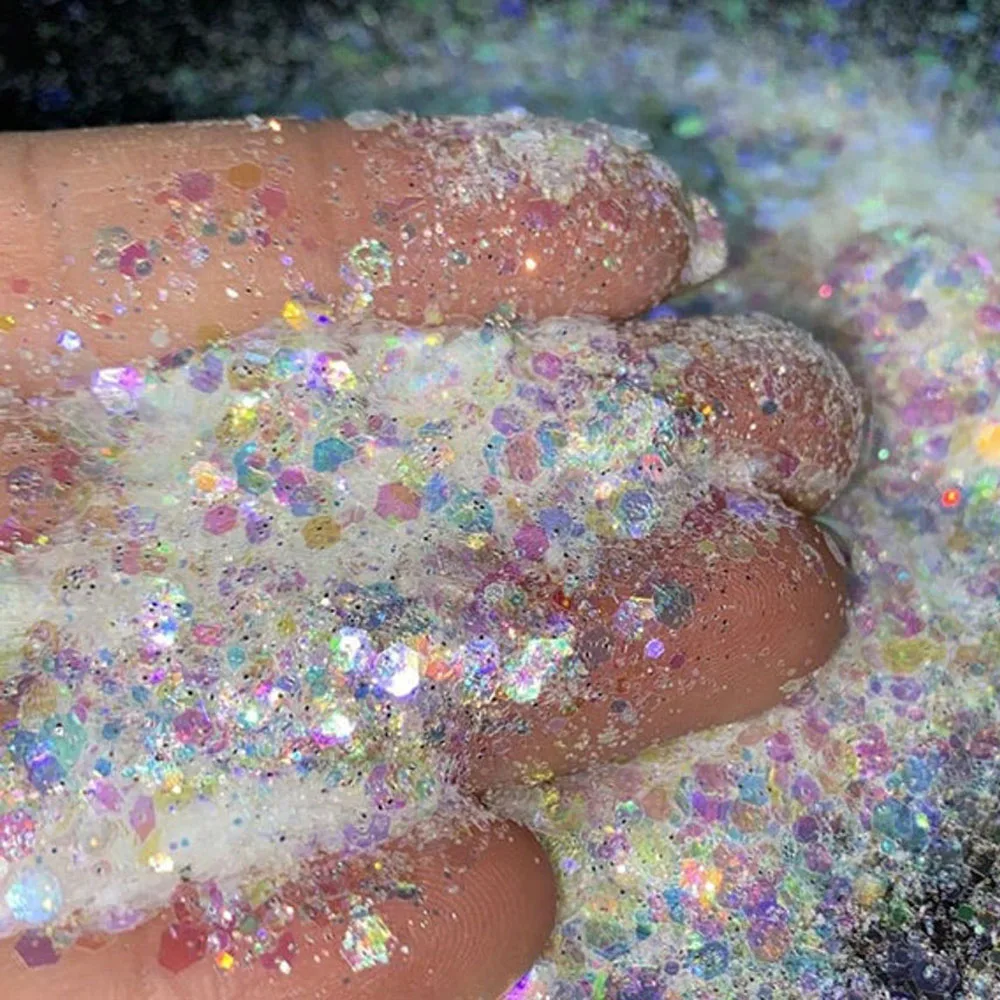 50g/Bag AB Color Nail Art Glitter 3D Holographic Iridescent Sequins Mixed Hexagon Gradient Symphony Manicure Flake Decoration C6
50g/Bag AB Color Nail Art Glitter 3D Holographic Iridescent Sequins Mixed Hexagon Gradient Symphony Manicure Flake Decoration C6
