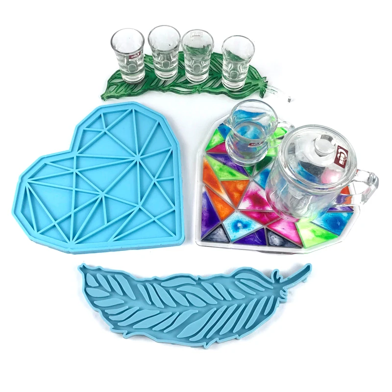 Kaleidoscope Diamond Coaster Resin Molds Feather Shape Cupmat Silicone Mould for Resin Epoxy DIY Handmaking Tools
Kaleidoscope Diamond Coaster Resin Molds Feather Shape Cupmat Silicone Mould for Resin Epoxy DIY Handmaking Tools