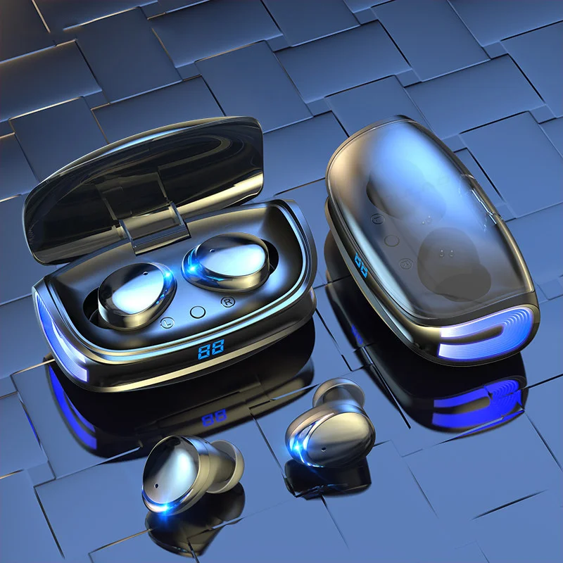TWS Wireless Headphones Bluetooth 5.0 Earphone Type-c Charging Case HD Stereo Sports Waterproof Earbuds Headsets With Microphone
TWS Wireless Headphones Bluetooth 5.0 Earphone Type-c Charging Case HD Stereo Sports Waterproof Earbuds Headsets With Microphone