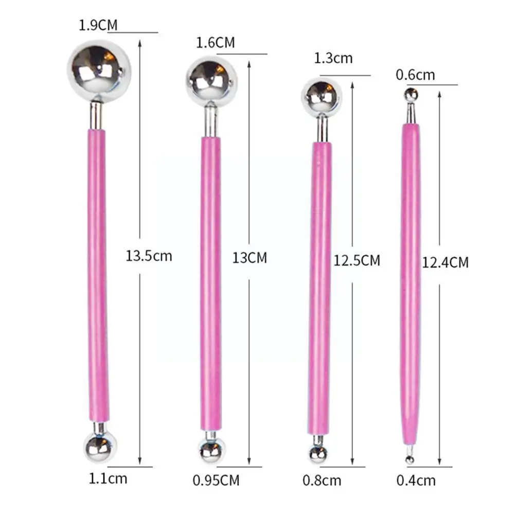 4 Double-headed Spherical Knives DIY Steel Indentation Metal Shape Decoration Process Cake Tool Pen Baking Ball I1D6
4 Double-headed Spherical Knives DIY Steel Indentation Metal Shape Decoration Process Cake Tool Pen Baking Ball I1D6