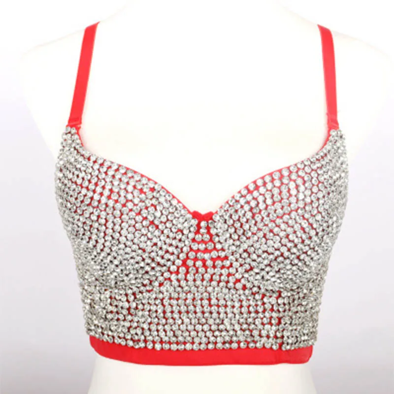 2022 Black Rhinestone Bra Diamond Cotton Push Up Bras Lingerie Corset Undefined Crop Top Ropa Sexy Bralette Nightclub Bar
2022 Black Rhinestone Bra Diamond Cotton Push Up Bras Lingerie Corset Undefined Crop Top Ropa Sexy Bralette Nightclub Bar