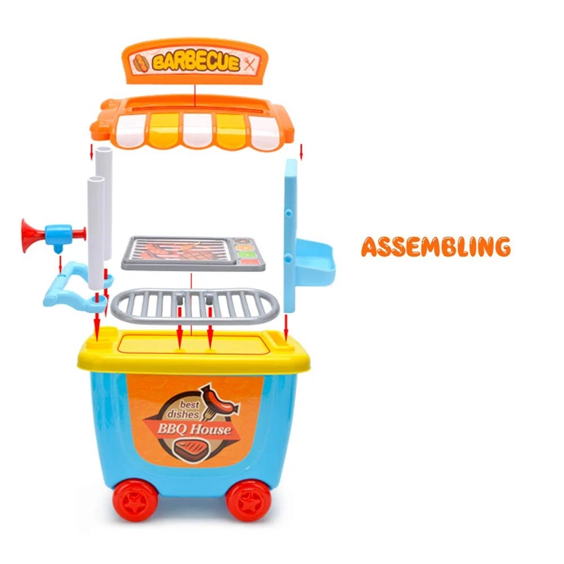 Pretend Role Play Kitchen Set Toys BBQ Grill Toys for Kid Toddler Children Cooking Baby's Toy Baby's Favorite Toy
Pretend Role Play Kitchen Set Toys BBQ Grill Toys for Kid Toddler Children Cooking Baby's Toy Baby's Favorite Toy