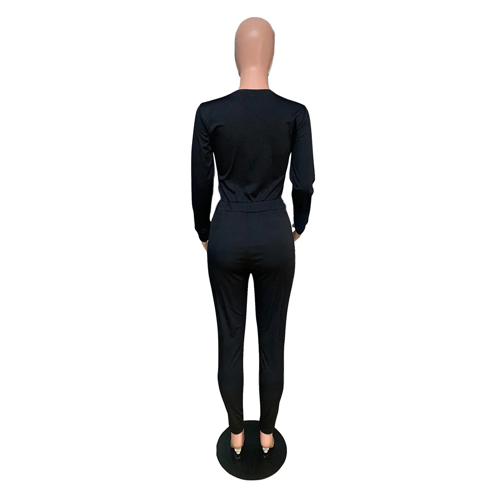 Letter Sequined High Quality Fitness Casual Two Piece Suits Long Sleeve Round Neck Tops Pockets Ankle-Length Skinny Pants Solid
Letter Sequined High Quality Fitness Casual Two Piece Suits Long Sleeve Round Neck Tops Pockets Ankle-Length Skinny Pants Solid