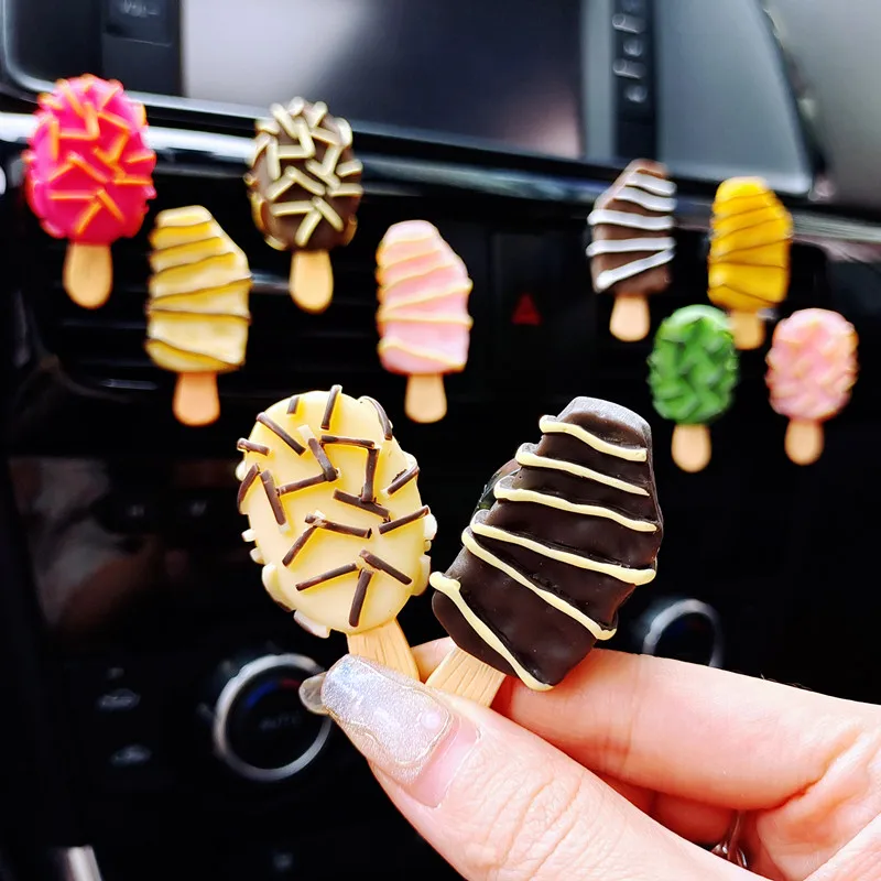 Cream Car Air Freshener Color Popsicles Car Diffuser Creativity Cream Model Auto Accessories Interior Cute Mini Ice Car Perfume
Cream Car Air Freshener Color Popsicles Car Diffuser Creativity Cream Model Auto Accessories Interior Cute Mini Ice Car Perfume