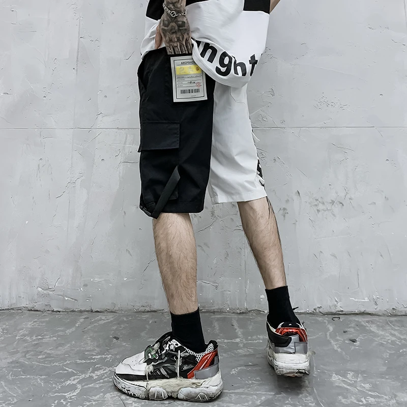 Men Cargo Shorts 2021 Summer Patchwork Male Casual Shorts Elastic Waist Pockets Ribbons Hip Hop Men's Street Cargo Short
Men Cargo Shorts 2021 Summer Patchwork Male Casual Shorts Elastic Waist Pockets Ribbons Hip Hop Men's Street Cargo Short