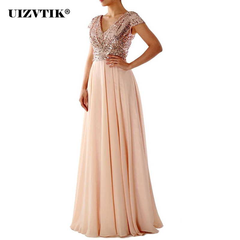 Sexy V Neck Sequines Patchwork Chiffon Dress Women Sleeveless Evening Long Party Dresses Summer 2022 Slim Ball Gown Maxi Dress
Sexy V Neck Sequines Patchwork Chiffon Dress Women Sleeveless Evening Long Party Dresses Summer 2022 Slim Ball Gown Maxi Dress