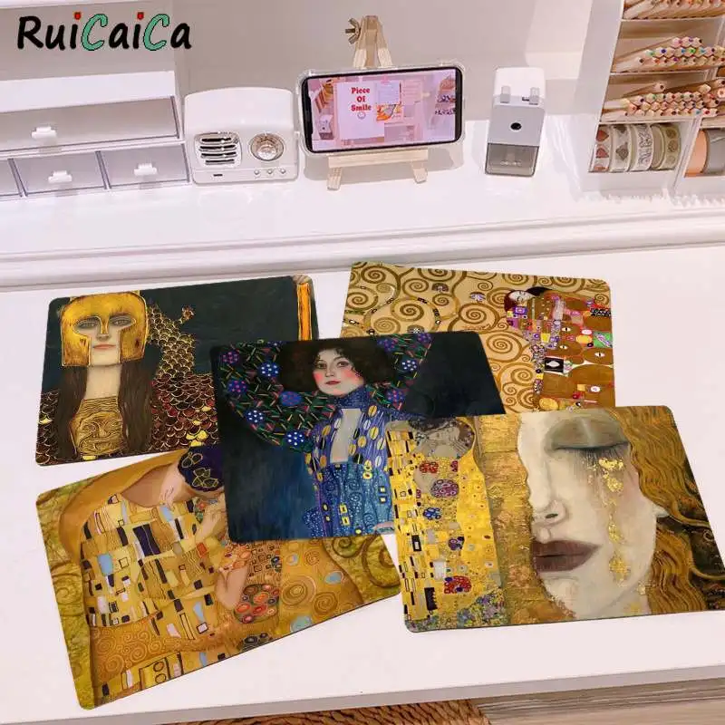 RuiCaiCa Boy Gift Pad The Kiss Gustav Klimt Art Painting High Speed New Mousepad Top Selling Wholesale Gaming Pad mouse
RuiCaiCa Boy Gift Pad The Kiss Gustav Klimt Art Painting High Speed New Mousepad Top Selling Wholesale Gaming Pad mouse
