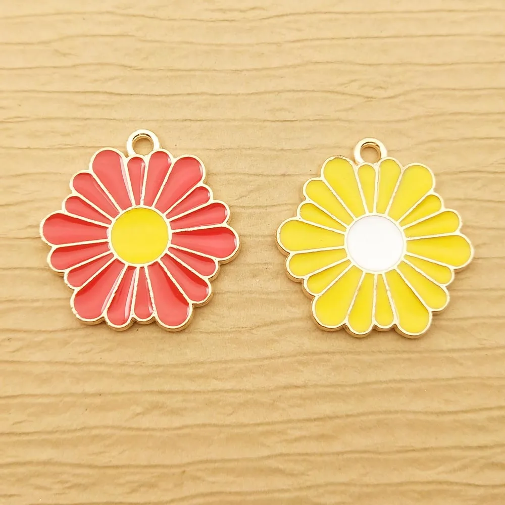 10pcs 23x25mm enamel flower charm for jewelry making fashion earring pendant bracelet necklace charms accessories diy finding
10pcs 23x25mm enamel flower charm for jewelry making fashion earring pendant bracelet necklace charms accessories diy finding