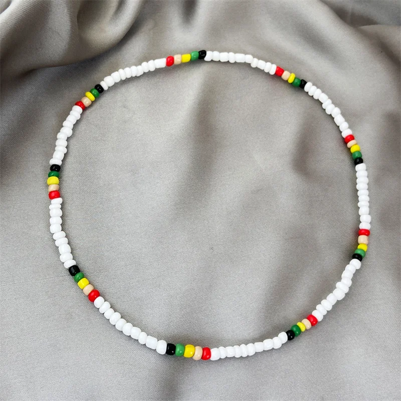 1pc Simple Seed Beads Strand Necklace Women String Beaded Short Choker Necklace Jewelry Chokers Necklace Gift
1pc Simple Seed Beads Strand Necklace Women String Beaded Short Choker Necklace Jewelry Chokers Necklace Gift