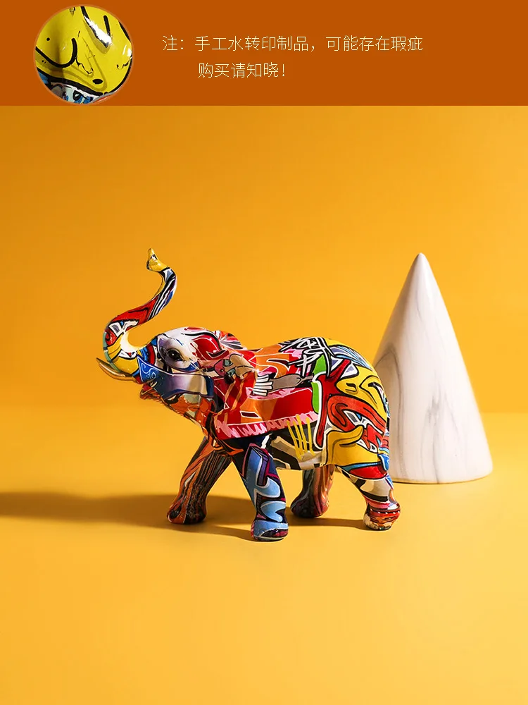 Creative Colorful Elephant Resin Crafts Decoration Home Living Room Wine Cabinet Entrance Wine Cabinet Decoration Decoration
Creative Colorful Elephant Resin Crafts Decoration Home Living Room Wine Cabinet Entrance Wine Cabinet Decoration Decoration