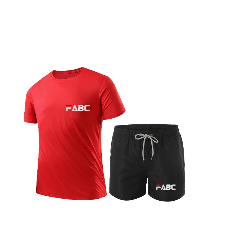 2021Summer Men's T-shirt Set 2-piece Men's Sportswear Suit Basketball Sports Fitness Printed Short Sleeve + Men's Suit 
2021Summer Men's T-shirt Set 2-piece Men's Sportswear Suit Basketball Sports Fitness Printed Short Sleeve + Men's Suit