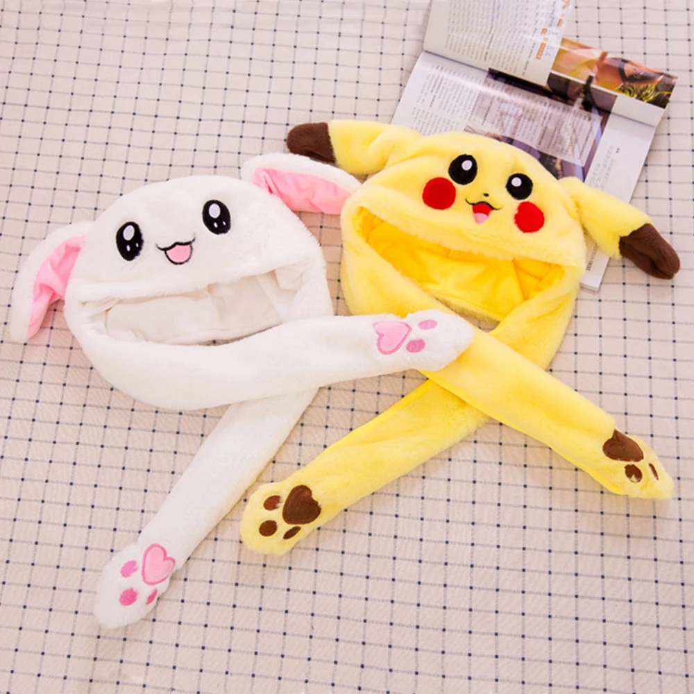Fashion Pikaqiu Plush Anime Winter Hats Cute Rabbits Moving Ears To Help Sleep Suitable For Women Men
Fashion Pikaqiu Plush Anime Winter Hats Cute Rabbits Moving Ears To Help Sleep Suitable For Women Men