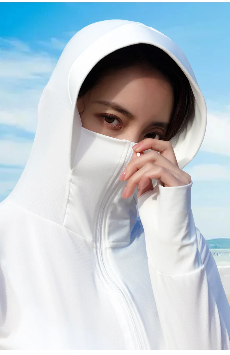 Ice silk sunscreen women's 2021 new outdoor thin UV protection sun-protective clothing women's coat with long sleeves
Ice silk sunscreen women's 2021 new outdoor thin UV protection sun-protective clothing women's coat with long sleeves