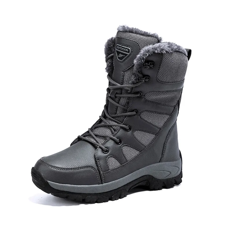 

A2021luxury New Winter Men Women's Warm Snow Boots Botas De Neve Sapatos De Inverno Padded Boots Winter Boots Platform Boots